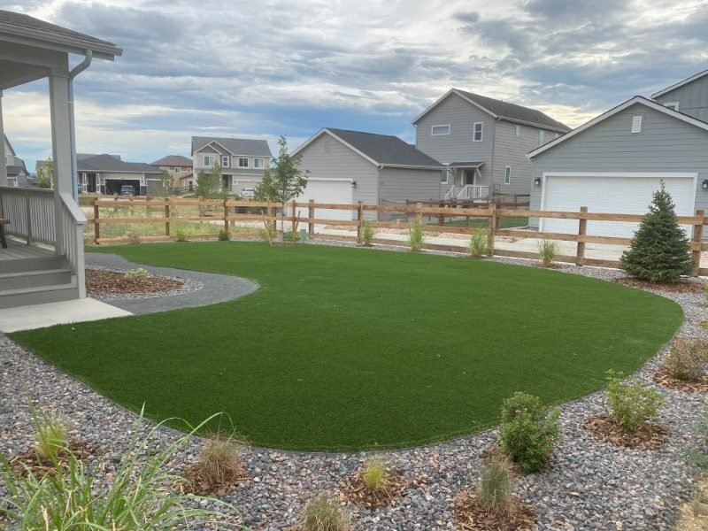 artificial grass project in Arlington