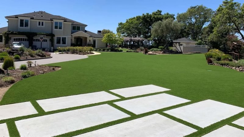 artificial grass project in Arlington
